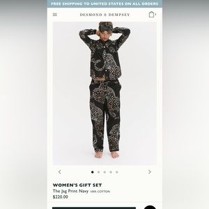 Desmond and Dempsey Jag print pajamas